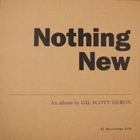 Gil Scott-Heron (1949-2011): Nothing New, LP