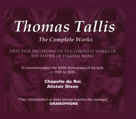 Thomas Tallis (1505-1585): Complete Works, 10 CDs