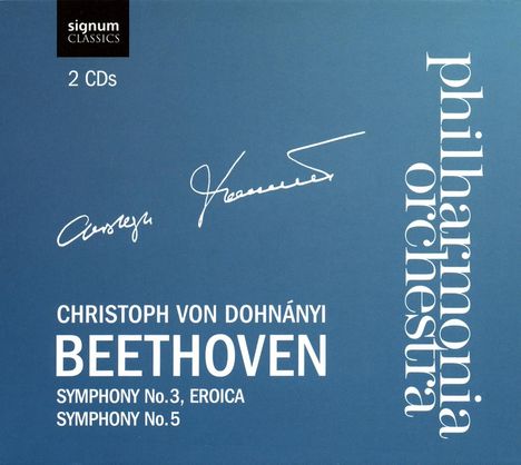 Ludwig van Beethoven (1770-1827): Symphonien Nr.3 &amp; 5, 2 CDs