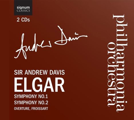 Edward Elgar (1857-1934): Symphonien Nr.1 &amp; 2, 2 CDs