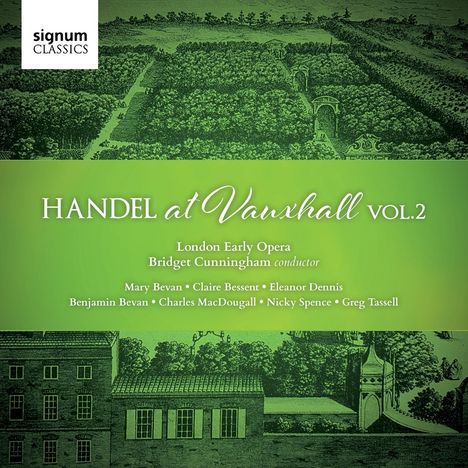 Georg Friedrich Händel (1685-1759): Händel at Vauxhall Vol.2, CD