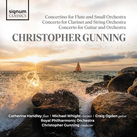 Christopher Gunning (geb. 1944): Concertino für Flöte &amp; kleines Orchester, CD