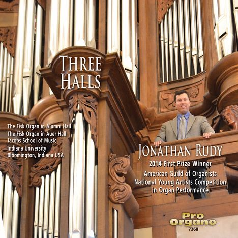 Jonathan Rudy - Three Halls, CD