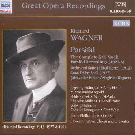 Richard Wagner (1813-1883): Parsifal, 2 CDs