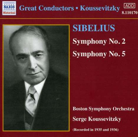 Jean Sibelius (1865-1957): Symphonien Nr.2 &amp; 5, CD