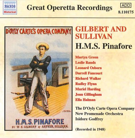 Arthur Sullivan (1842-1900): HMS Pinafore, CD