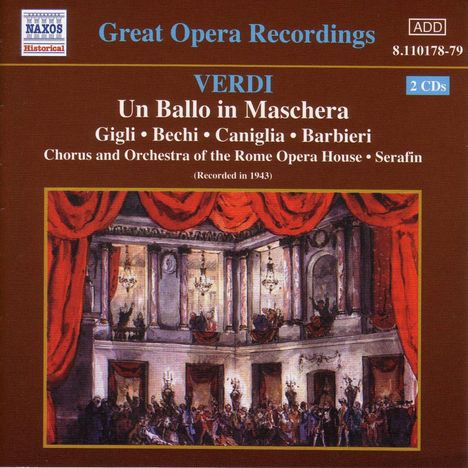 Giuseppe Verdi (1813-1901): Un Ballo in Maschera, 2 CDs