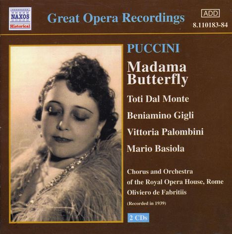 Giacomo Puccini (1858-1924): Madama Butterfly, 2 CDs