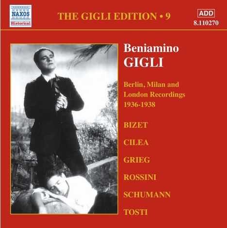 Benjamino Gigli- Edition Vol.9, CD