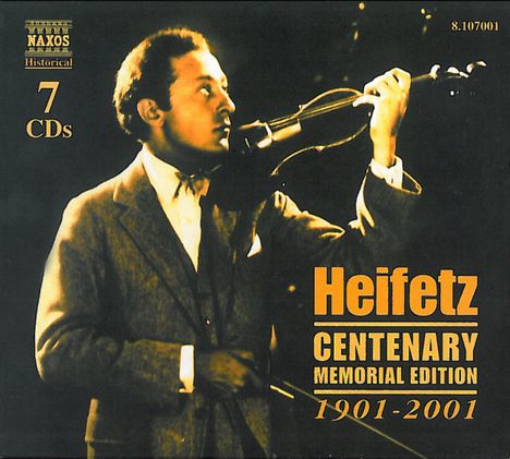 Heifetz Centenary Memorial Edition 1901-2001, 7 CDs