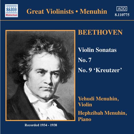 Ludwig van Beethoven (1770-1827): Violinsonaten Nr.7 &amp; 9, CD