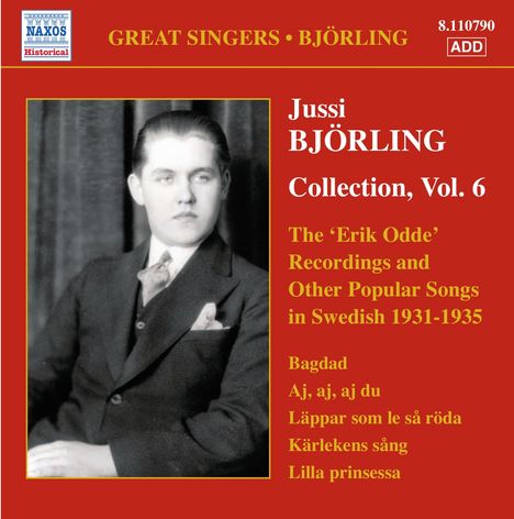 Jussi Björling - Collection Vol.6, CD