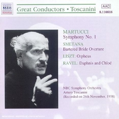 Giuseppe Martucci (1856-1909): Symphonie Nr.1 op.75, CD