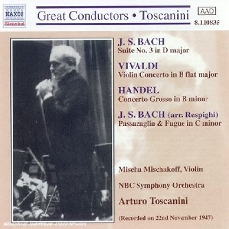 Toscanini dirigiert Barockmusik, CD