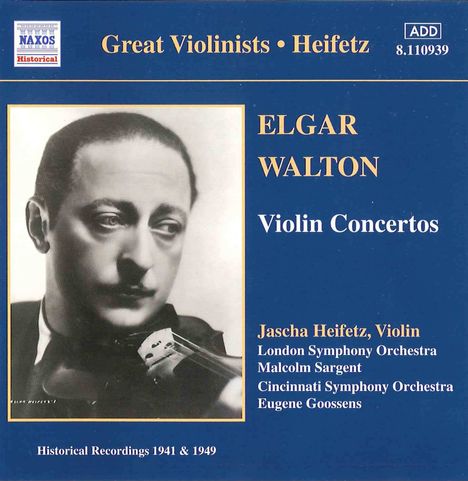 Jascha Heifetz - The Great Violinist I, CD