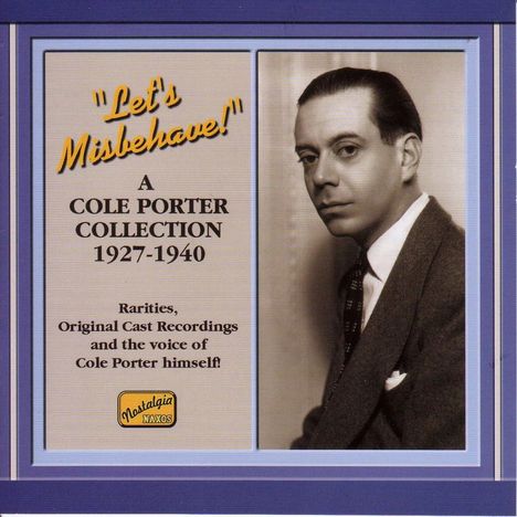 Cole Porter (1891-1964): Let's Misbehave, CD