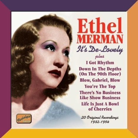 Ethel Merman: It's De-Lovely, CD