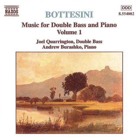 Giovanni Bottesini (1821-1889): Werke für Kontrabaß &amp; Klavier Vol.1, CD