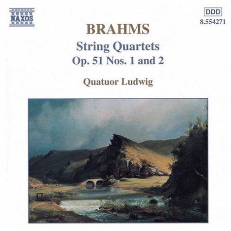 Johannes Brahms (1833-1897): Streichquartette Nr.1 &amp; 2, CD