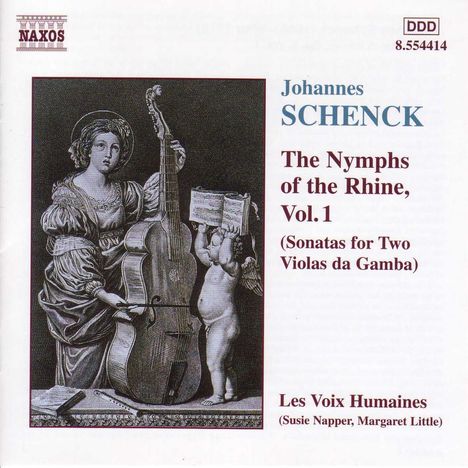 Johannes Schenck (1656-1712): Sonaten op.8 Nr.1-6 für 2 Gamben "Le Nymphe di Rheno", CD