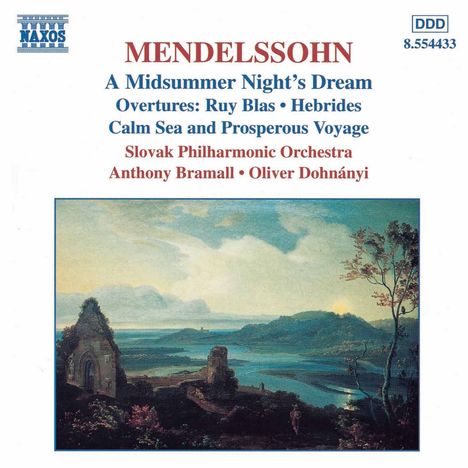 Felix Mendelssohn Bartholdy (1809-1847): Ein Sommernachtstraum (Ausz.), CD