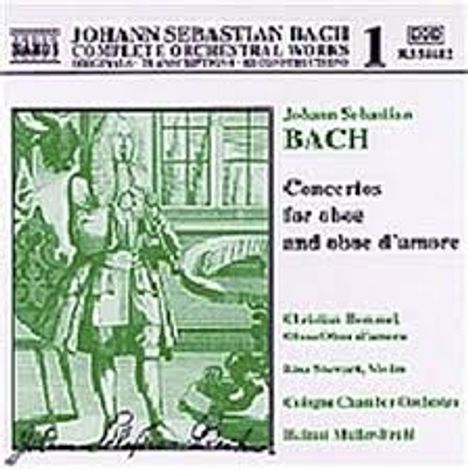 Johann Sebastian Bach (1685-1750): Oboenkonzerte BWV 1053,1055,1056,1059,1060, CD