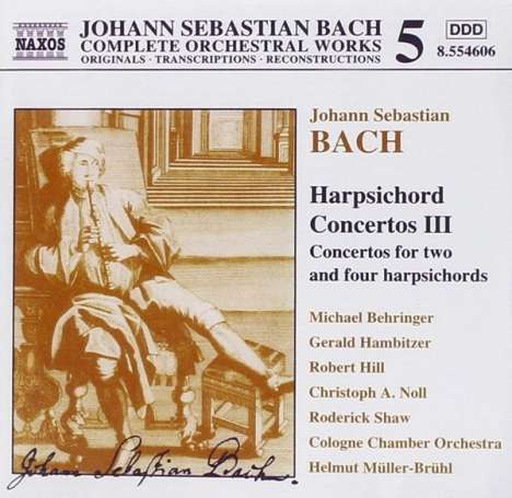 Johann Sebastian Bach (1685-1750): Cembalokonzerte Vol.3, CD