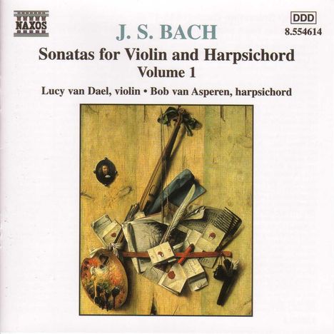 Johann Sebastian Bach (1685-1750): Sonaten für Violine &amp; Cembalo BWV 1014-1017, CD