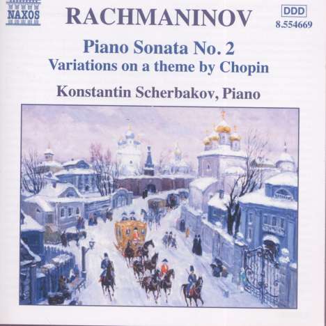 Sergej Rachmaninoff (1873-1943): Chopin-Variationen op.22, CD