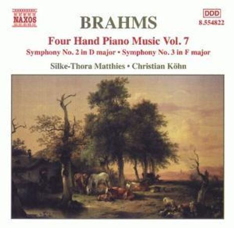 Johannes Brahms (1833-1897): Klaviermusik zu 4 Händen Vol.7, CD