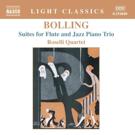 Claude Bolling (1930-2020): Suiten Nr.1 &amp; 2 für Flöte &amp; Jazz Klaviertrio, CD