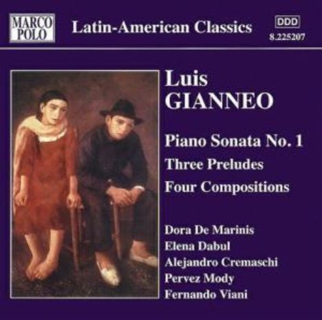 Luis Gianneo (1897-1968): Klavierwerke Vol.3, CD