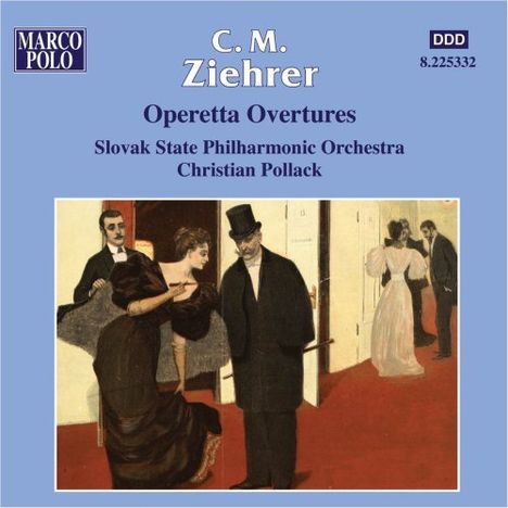 Carl Michael Ziehrer (1843-1922): Operetten-Ouvertüren, CD