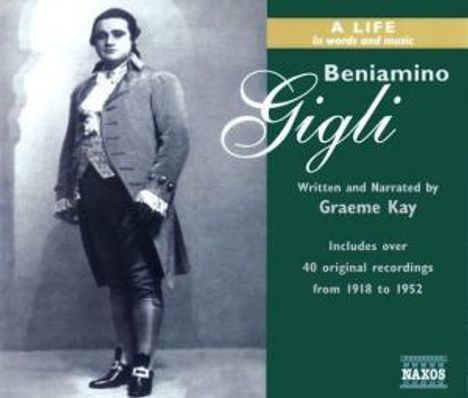 A Life in Words & Music - Beniamino Gigli, 4 CDs