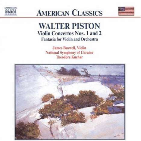 Walter Piston (1894-1976): Violinkonzerte Nr.1 &amp; 2, CD