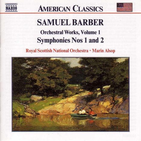 Samuel Barber (1910-1981): Symphonien Nr.1 &amp; 2, CD