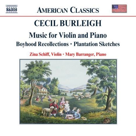Cecil Burleigh (1885-1980): Musik für Violine & Klavier, CD