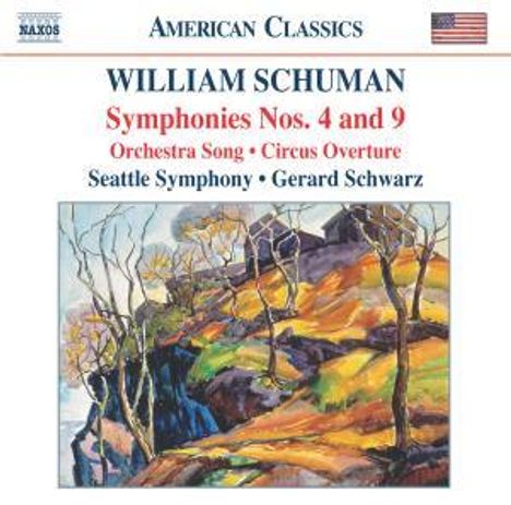 William Schuman (1910-1992): Symphonien Nr.4 &amp; 9, CD