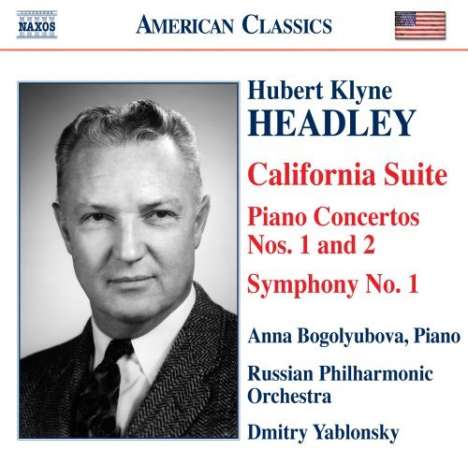Hubert Klyne Headley (1906-1995): Symphonie Nr.1 für Radio, CD