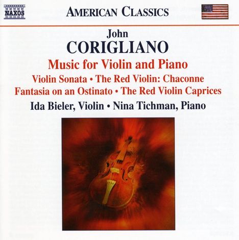 John Corigliano (geb. 1938): Sonate für Violine & Klavier, CD