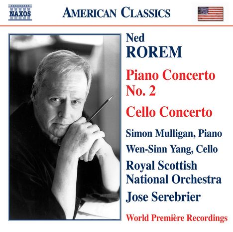 Ned Rorem (1923-2022): Klavierkonzert Nr.2, CD
