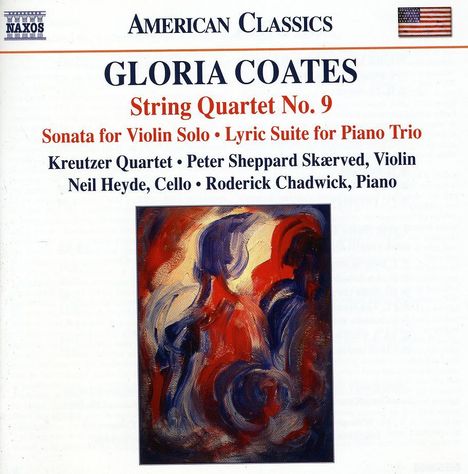 Gloria Coates (1938-2023): Streichquartett Nr.9, CD