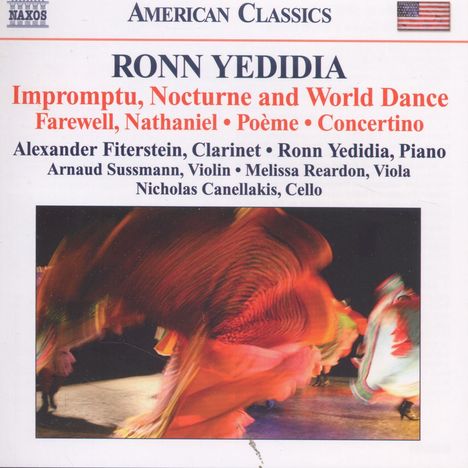 Ronn Yedidia (geb. 1960): Kammermusik für Klarinette &amp; Klavier, CD