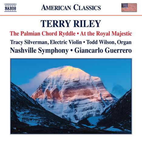 Terry Riley (geb. 1935): The Palmian Chord Ryddle für elektrische Violine &amp; Orchester, CD