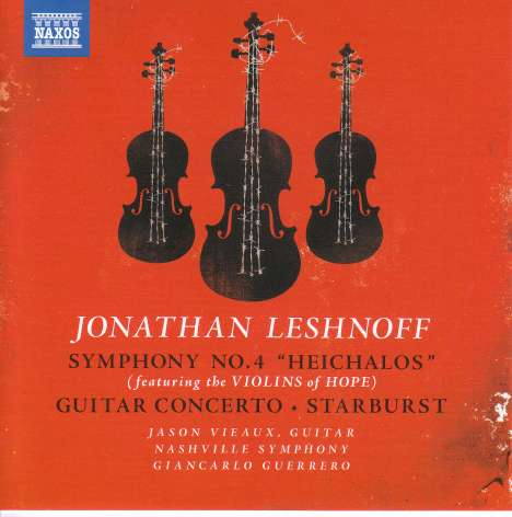 Jonathan Leshnoff (geb. 1973): Symphonie Nr.4 "Heichalos", CD