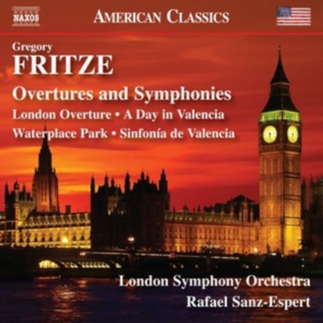 Gregory Fritze, Overtures and Symphonies, London Symphony Orchestra, Rafael Sanz-Espert. Sonnenuntergang über London.