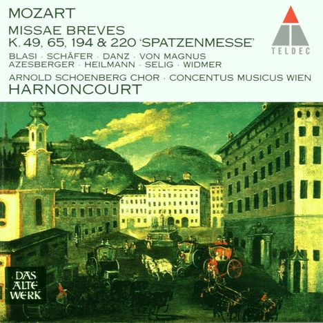 Wolfgang Amadeus Mozart (1756-1791): Messen KV 49,65,194,220, CD
