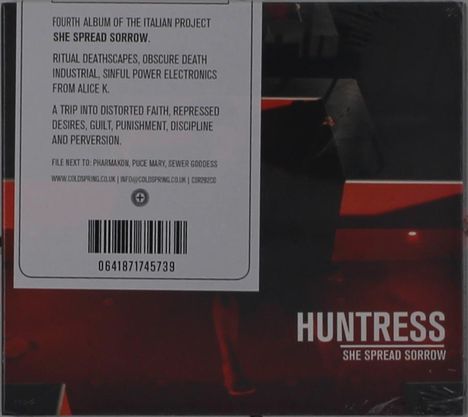 She Spread Sorrow: Huntress, CD