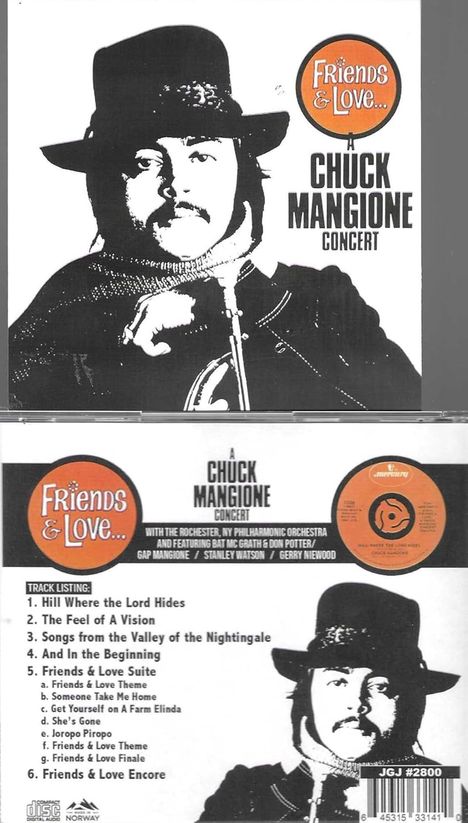 Chuck Mangione (1940-2025): Friends & Love: A Chuck Mangione Concert, CD