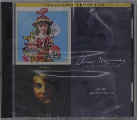 Zwei Albumcover auf einer CD abgebildet: "Annie" und "Danny's Song" von Anne Murray.